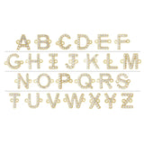 Permanent Jewelry 14K Solid Gold and Natural Diamond Initial Charms