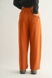 Dune Drift Cotton Blend Wide Leg Pants