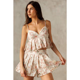 Blooms Pleated Shorts