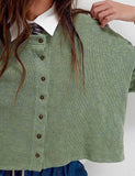 Midi Sleeves Knitted Cardigan