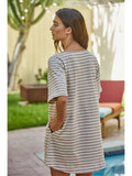 Mia Striped Mini Dress