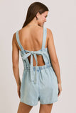 Talia Denim Romper