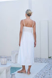 Button Front Cami Midi Dress