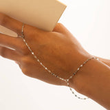 18K Gold PVD Stainless Steel Lip Hand Chain