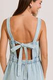 Talia Denim Romper