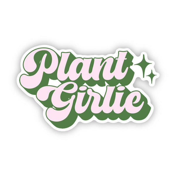 Plant Girlie Text Sticker