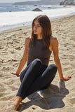 S1021N | Casual Crew Neck Crop Top