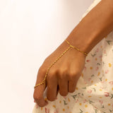 18K Gold PVD Stainless Steel Singapore Hand Chain