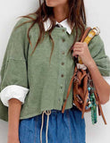 Midi Sleeves Knitted Cardigan