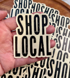 Shop Local sticker • distressed