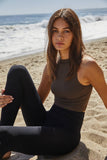 S1021N | Casual Crew Neck Crop Top