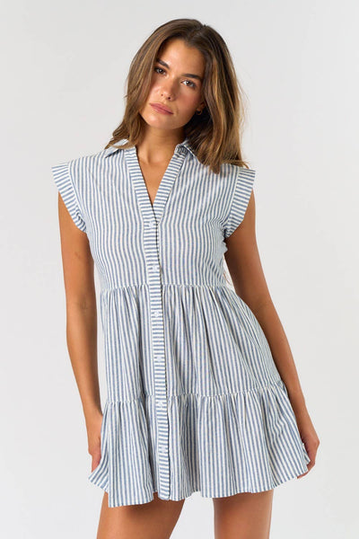 Stripe Button Down Dress