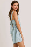 Talia Denim Romper