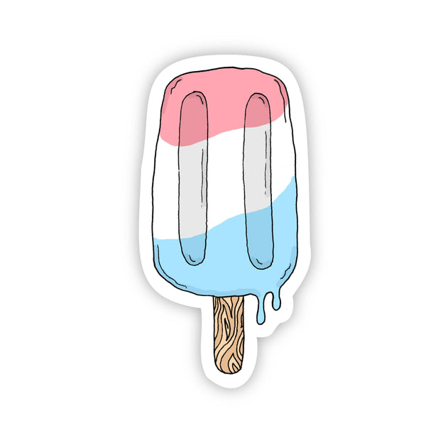 Red White and Blue Popsicle Sticker (Summer Vibes)