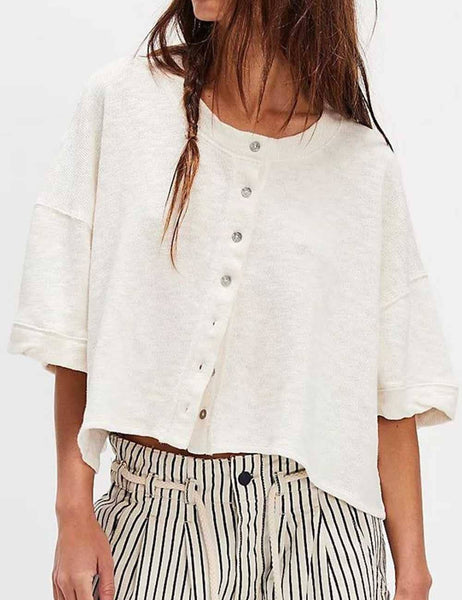 Midi Sleeves Knitted Cardigan