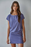 Knit Viscose Spandex Jersey Sleeveless Mini