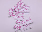 Shop Local Sticker • pink