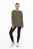 Organic Cotton Long Sleeve Boyfriend Tee