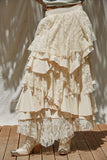 Lacey Tiered Maxi Skirt