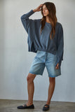 Everyday Hi-Lo Slit Pullover