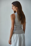 Everyday Ribbed Contour Tank
