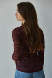 Allure Textured Lace Top