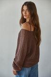 The Laurel Canyon Pullover-Hot Chocolate