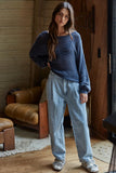 The Laurel Canyon Pullover-Navy