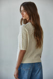 Bonjour Cable Knit Cardigan