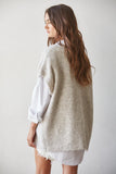 Joelle Oversized Sweater Vest
