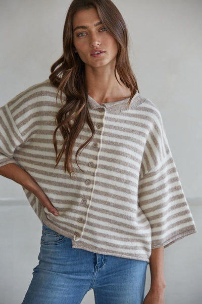 Kelsey Quarter Sleeve Cardigan
