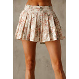 Blooms Pleated Shorts
