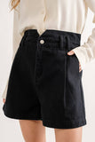 Kiera High Waist Denim Shorts