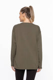 Organic Cotton Long Sleeve Boyfriend Tee