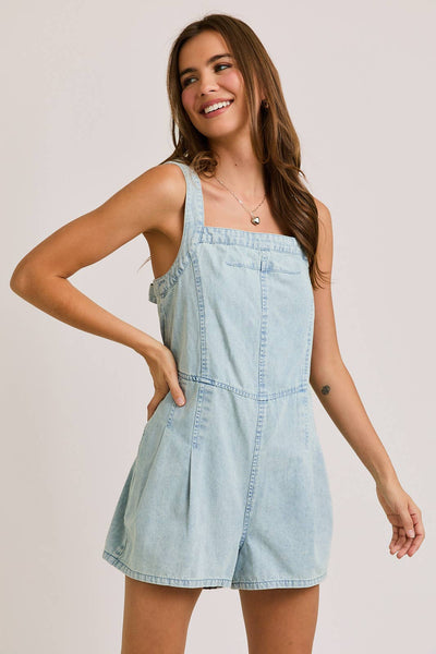 Talia Denim Romper
