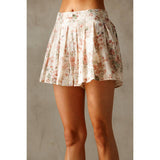 Blooms Pleated Shorts