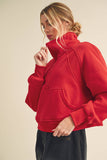 Dove Funnel Neck Half Zip