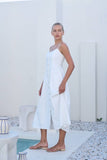Button Front Cami Midi Dress