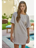 Mia Striped Mini Dress