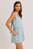 Talia Denim Romper