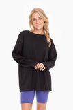 Organic Cotton Long Sleeve Boyfriend Tee