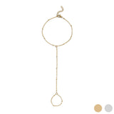 18K Gold PVD Stainless Steel Satellite Hand Chain