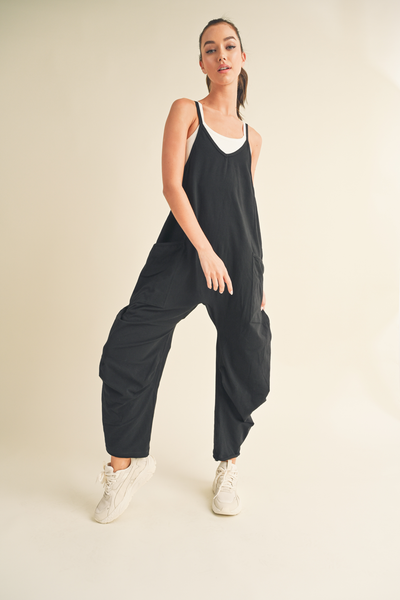 Black Soft & Comfy Jumpsuit